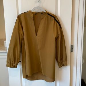 Brown Zara cotton shirt. Size large